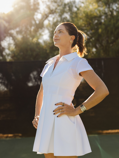 THE ELEMENT DRESS IN WHITE