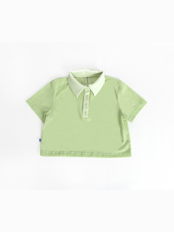 THE EASE POLO IN MATCHA