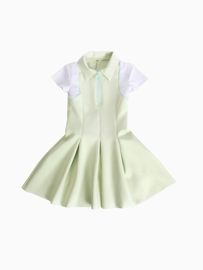THE ELEMENT DRESS IN MATCHA