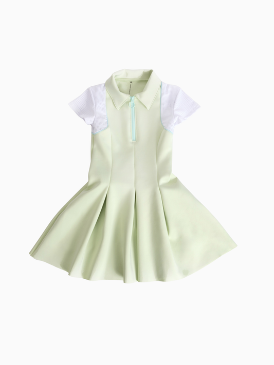 THE ELEMENT DRESS IN MATCHA