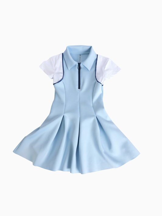 THE ELEMENT DRESS IN QUIET SKY