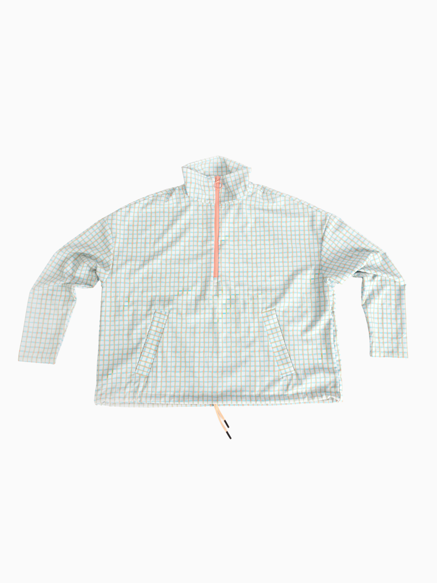 THE ROUTINE JACKET IN SHERBET GRID