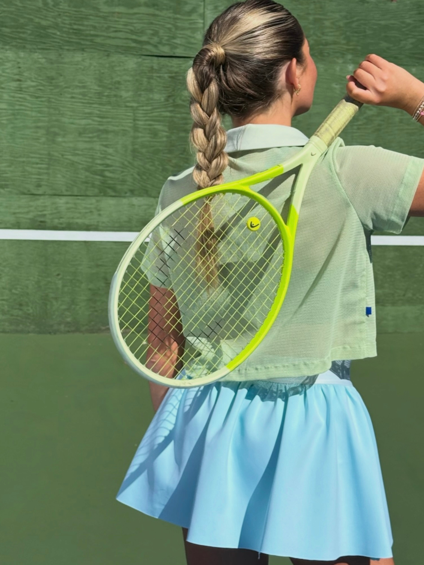 THE FLOW SKIRT IN SEA GLASS